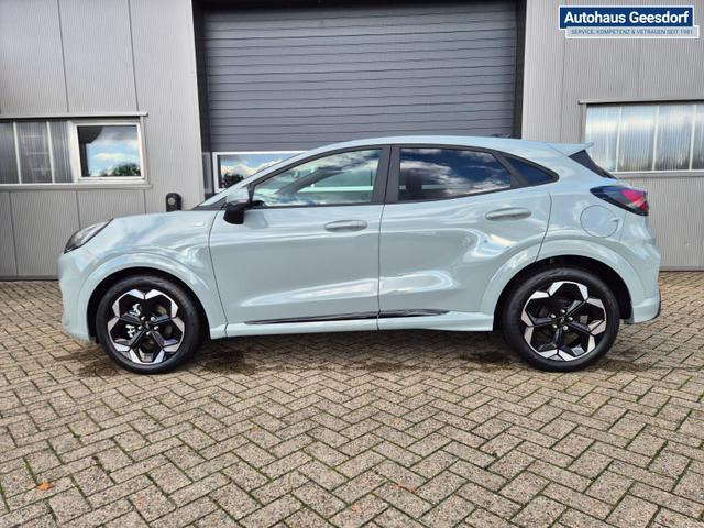 Ford Puma ST-Line X 1.0 EcoBoost Hybrid 125PS Automatik NEUES MODELL 360°Kamera AbstandsTempomat el.Heckklappe Premium Leder (Sensico) B+O-Sound Klimaautomatik Sitzheizung Lenkradheizung Frontscheibe beheizb. Ford-Navi SYNC4 Bluetooth Apple CarPlay Android A 