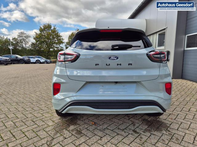 Ford Puma ST-Line X 1.0 EcoBoost Hybrid 125PS Automatik NEUES MODELL 360°Kamera AbstandsTempomat el.Heckklappe Premium Leder (Sensico) B+O-Sound Klimaautomatik Sitzheizung Lenkradheizung Frontscheibe beheizb. Ford-Navi SYNC4 Bluetooth Apple CarPlay Android A 