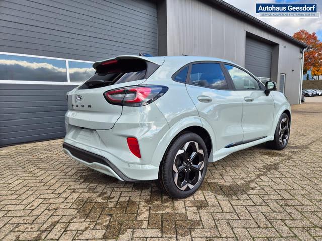 Ford Puma ST-Line X 1.0 EcoBoost Hybrid 125PS Automatik NEUES MODELL 360°Kamera AbstandsTempomat el.Heckklappe Premium Leder (Sensico) B+O-Sound Klimaautomatik Sitzheizung Lenkradheizung Frontscheibe beheizb. Ford-Navi SYNC4 Bluetooth Apple CarPlay Android A 