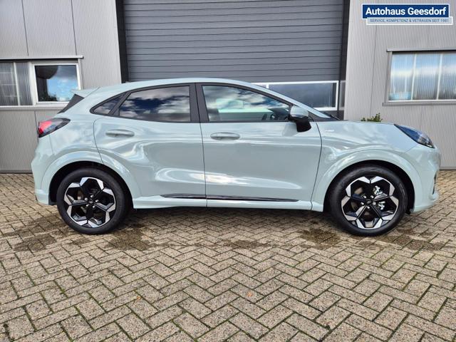 Ford Puma ST-Line X 1.0 EcoBoost Hybrid 125PS Automatik NEUES MODELL 360°Kamera AbstandsTempomat el.Heckklappe Premium Leder (Sensico) B+O-Sound Klimaautomatik Sitzheizung Lenkradheizung Frontscheibe beheizb. Ford-Navi SYNC4 Bluetooth Apple CarPlay Android A 