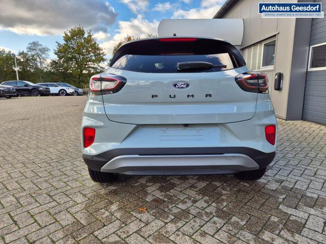 Ford Puma Titanium 1.0 EcoBoost Hybrid 125PS Automatik Klimaautomatik Sitzheizung Lenkradheizung Frontscheibe beheizb. LED-Scheinwerfer Ford-Navi SYNC4 Bluetooth Apple CarPlay Android Auto PDC 17-LM 