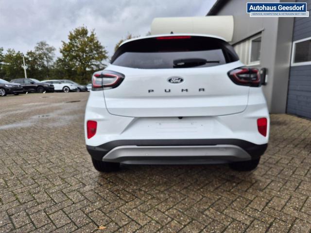 Ford Puma Titanium 1.0 EcoBoost Hybrid 125PS Automatik Klimaautomatik Sitzheizung Lenkradheizung Frontscheibe beheizb. LED-Scheinwerfer Ford-Navi SYNC4 Bluetooth Apple CarPlay Android Auto PDC 17-LM 