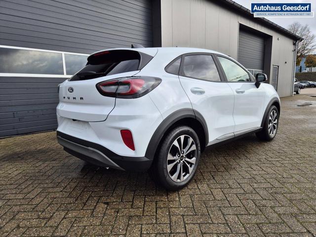 Ford Puma Titanium 1.0 EcoBoost Hybrid 125PS Automatik Klimaautomatik Sitzheizung Lenkradheizung Frontscheibe beheizb. LED-Scheinwerfer Ford-Navi SYNC4 Bluetooth Apple CarPlay Android Auto PDC 17-LM 