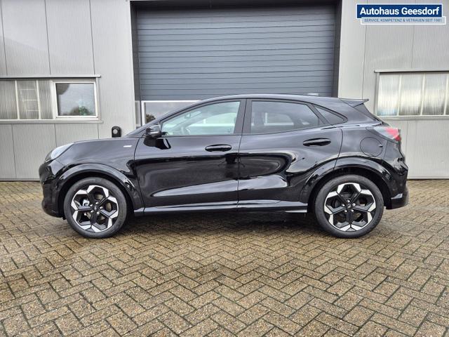 Ford Puma ST-Line X 1.0 EcoBoost Hybrid 125PS Automatik NEUES MODELL 360°Kamera AbstandsTempomat el.Heckklappe Premium Leder (Sensico) B+O-Sound Klimaautomatik Sitzheizung Lenkradheizung Frontscheibe beheizb. Ford-Navi SYNC4 Bluetooth Apple CarPlay Android A 