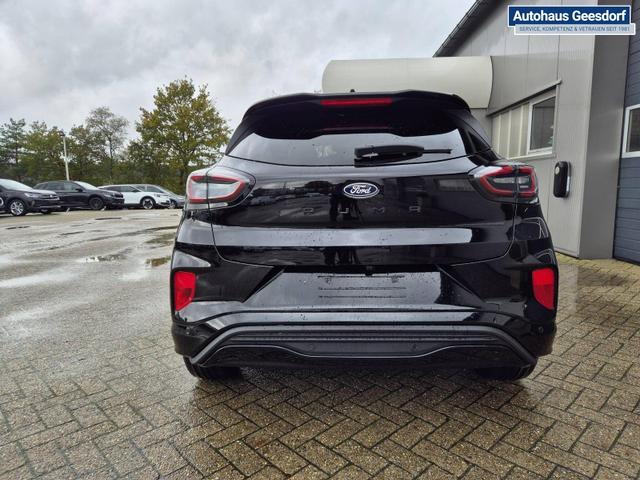 Ford Puma ST-Line X 1.0 EcoBoost Hybrid 125PS Automatik NEUES MODELL 360°Kamera AbstandsTempomat el.Heckklappe Premium Leder (Sensico) B+O-Sound Klimaautomatik Sitzheizung Lenkradheizung Frontscheibe beheizb. Ford-Navi SYNC4 Bluetooth Apple CarPlay Android A 