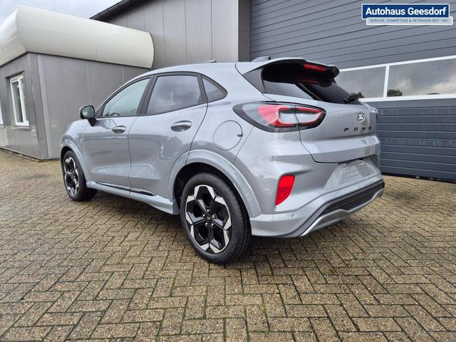 Ford Puma ST-Line X 1.0 EcoBoost Hybrid 125PS Automatik NEUES MODELL 360°Kamera AbstandsTempomat el.Heckklappe Premium Leder (Sensico) B+O-Sound Klimaautomatik Sitzheizung Lenkradheizung Frontscheibe beheizb. Ford-Navi SYNC4 Bluetooth Apple CarPlay Android A 