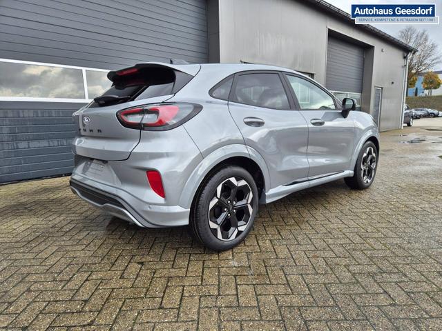 Ford Puma ST-Line X 1.0 EcoBoost Hybrid 125PS Automatik NEUES MODELL 360°Kamera AbstandsTempomat el.Heckklappe Premium Leder (Sensico) B+O-Sound Klimaautomatik Sitzheizung Lenkradheizung Frontscheibe beheizb. Ford-Navi SYNC4 Bluetooth Apple CarPlay Android A 