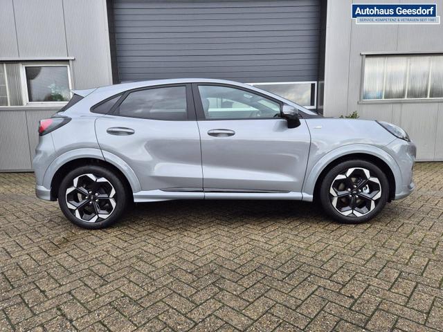 Ford Puma ST-Line X 1.0 EcoBoost Hybrid 125PS Automatik NEUES MODELL 360°Kamera AbstandsTempomat el.Heckklappe Premium Leder (Sensico) B+O-Sound Klimaautomatik Sitzheizung Lenkradheizung Frontscheibe beheizb. Ford-Navi SYNC4 Bluetooth Apple CarPlay Android A 