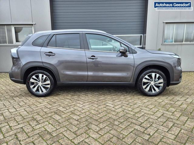 Suzuki S-Cross Comfort+ 129PS MHEV 1.4 Boosterjet Teilleder Navi Klimaautomatik Sitzheizung ACC PDC v+h 4x Kamera Suzuki-Radio Apple CarPlay Android Auto Touchscreen 2xKeyless 17-LM 