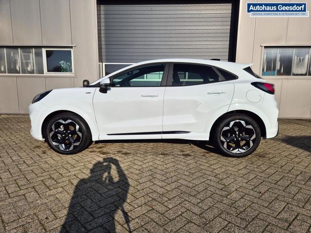 Ford Puma ST-Line X 1.0 EcoBoost Hybrid 125PS Automatik NEUES MODELL 360°Kamera AbstandsTempomat el.Heckklappe Premium Leder (Sensico) B+O-Sound Klimaautomatik Sitzheizung Lenkradheizung Frontscheibe beheizb. Ford-Navi SYNC4 Bluetooth Apple CarPlay Android A 