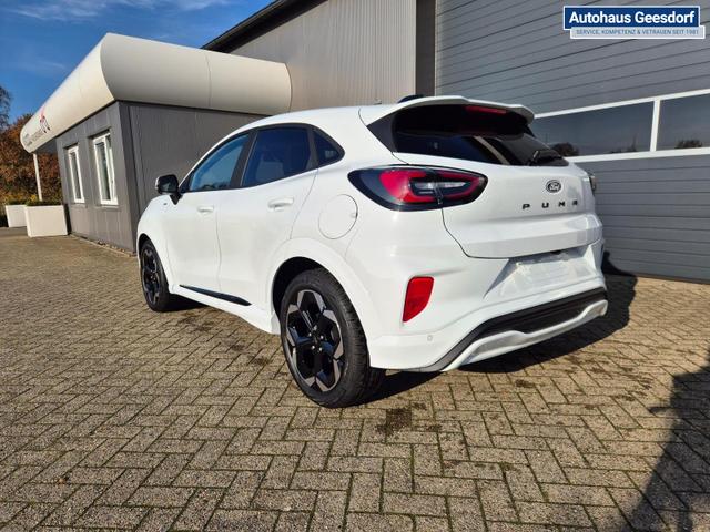 Ford Puma ST-Line X 1.0 EcoBoost Hybrid 125PS Automatik NEUES MODELL 360°Kamera AbstandsTempomat el.Heckklappe Premium Leder (Sensico) B+O-Sound Klimaautomatik Sitzheizung Lenkradheizung Frontscheibe beheizb. Ford-Navi SYNC4 Bluetooth Apple CarPlay Android A 