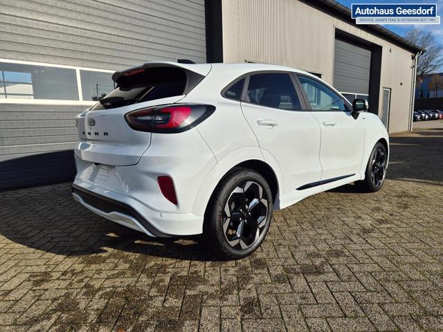 Ford Puma ST-Line X 1.0 EcoBoost Hybrid 125PS Automatik NEUES MODELL 360°Kamera AbstandsTempomat el.Heckklappe Premium Leder (Sensico) B+O-Sound Klimaautomatik Sitzheizung Lenkradheizung Frontscheibe beheizb. Ford-Navi SYNC4 Bluetooth Apple CarPlay Android A 