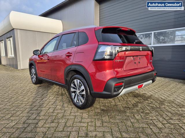 Suzuki S-Cross Comfort+ 110PS Automatik MHEV 4x4 ALLGRIP 1.4 Boosterjet Allrad Teilleder Navi Klimaautomatik Sitzheizung ACC PDC v+h 4x Kamera Suzuki-Radio Apple CarPlay Android Auto Touchscreen 2xKeyless 17-LM 