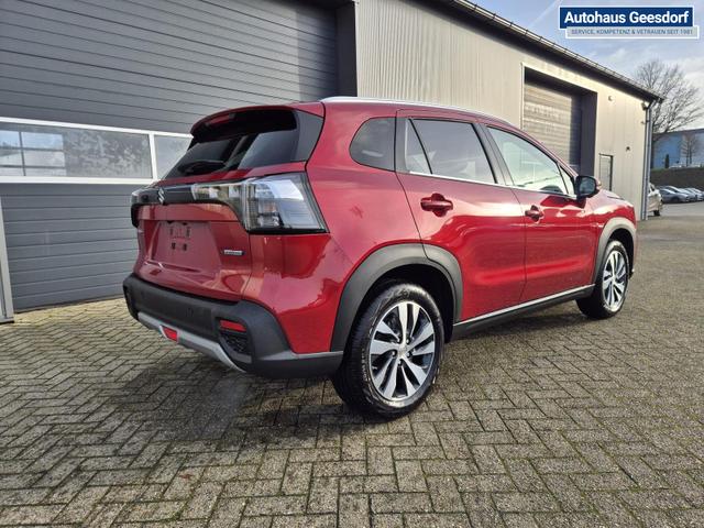 Suzuki S-Cross Comfort+ 110PS Automatik MHEV 4x4 ALLGRIP 1.4 Boosterjet Allrad Teilleder Navi Klimaautomatik Sitzheizung ACC PDC v+h 4x Kamera Suzuki-Radio Apple CarPlay Android Auto Touchscreen 2xKeyless 17-LM 