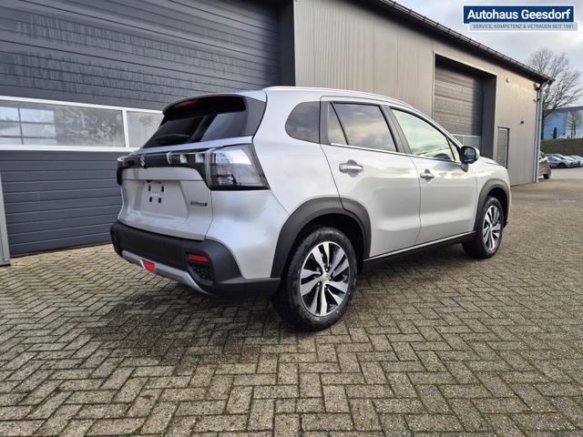 Suzuki S-Cross Comfort+ 110PS Automatik MHEV 4x4 ALLGRIP 1.4 Boosterjet Allrad Teilleder Navi Klimaautomatik Sitzheizung ACC PDC v+h 4x Kamera Suzuki-Radio Apple CarPlay Android Auto Touchscreen 2xKeyless 17-LM 
