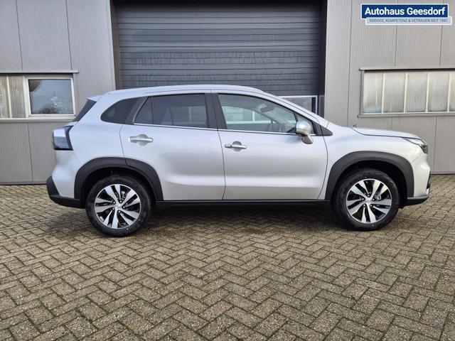 Suzuki S-Cross Comfort+ 110PS Automatik MHEV 4x4 ALLGRIP 1.4 Boosterjet Allrad Teilleder Navi Klimaautomatik Sitzheizung ACC PDC v+h 4x Kamera Suzuki-Radio Apple CarPlay Android Auto Touchscreen 2xKeyless 17-LM 