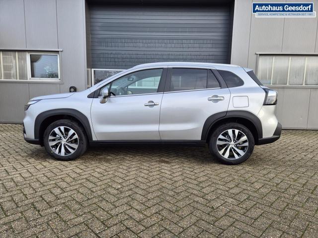 Suzuki S-Cross Comfort+ 110PS Automatik MHEV 4x4 ALLGRIP 1.4 Boosterjet Allrad Teilleder Navi Klimaautomatik Sitzheizung ACC PDC v+h 4x Kamera Suzuki-Radio Apple CarPlay Android Auto Touchscreen 2xKeyless 17-LM 