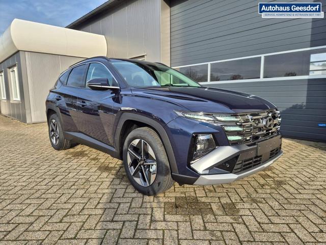 Hyundai TUCSON Trend 1.6 T-GDI 150PS Automatik TZ 2026 Teil-Leder Sitzheizung v+h Lenkradheizung Klimaautomatik Navi Touchscreen DAB+ Apple CarPlay + Android Auto PDC R&uuml;ckf.-Kamera Matrix-LED-Scheinw. 