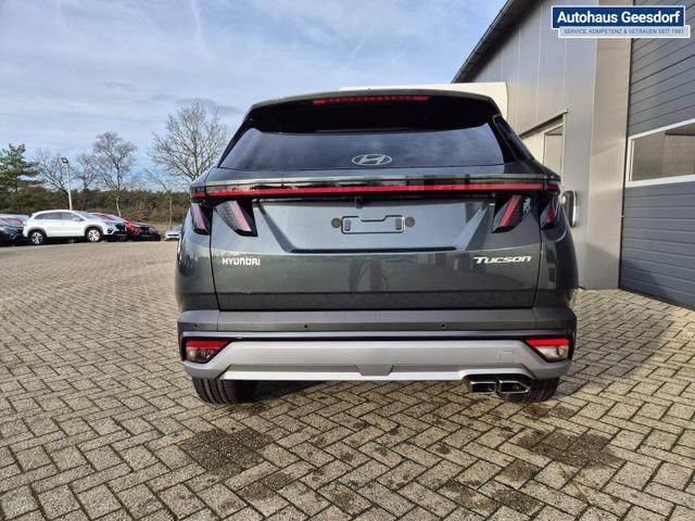 Hyundai TUCSON Trend 1.6 T-GDI 150PS Automatik TZ 2026 Teil-Leder Sitzheizung v+h Lenkradheizung Klimaautomatik Navi Touchscreen DAB+ Apple CarPlay + Android Auto PDC R&uuml;ckf.-Kamera Matrix-LED-Scheinw. 