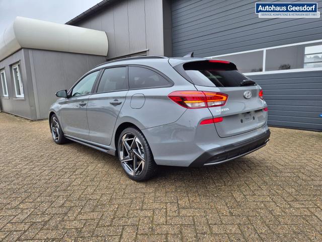Hyundai i30 Kombi 1.6 T-GDI 150PS Automatik N-Line MY2026 Sitzheizung Lenkradheizung Klimaautomatik Navi 10,3"-Touchscreen Bluelink Apple CarPlay + Android Auto PDC v+h R&uuml;ckf.Kamera 18-LM 