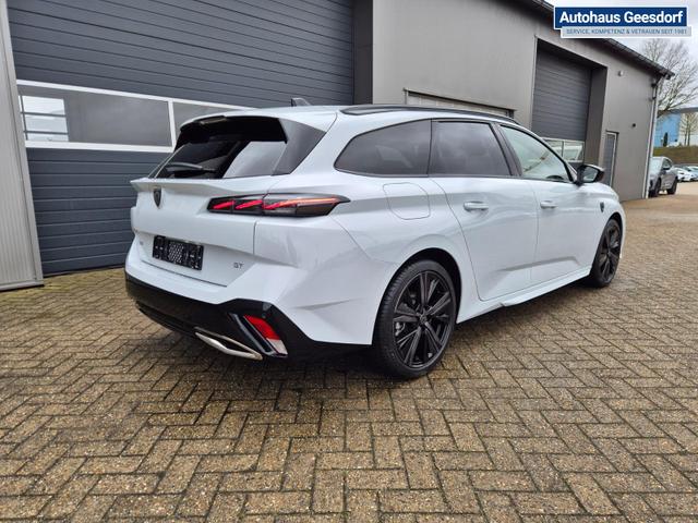 Peugeot 308 SW GT Exclusive 1.2 Hybrid 145PS Automatik Matrix-LED elektr. PanoDach Heckklappe Sitzheizung Lenkradheizung Navi 10" HD-Touchscreen wireless Apple CarPlay + Android Auto FOCAL-System 2x Keyless ACC 4x Kamera PDC v+h 18"LM 
