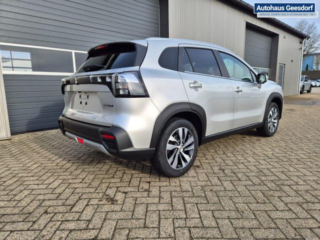 Suzuki S-Cross Comfort+ 110PS Automatik MHEV 1.4 Boosterjet Teilleder Navi Klimaautomatik Sitzheizung ACC PDC v+h 4x Kamera Suzuki-Radio Apple CarPlay Android Auto Touchscreen 2xKeyless 17-LM 