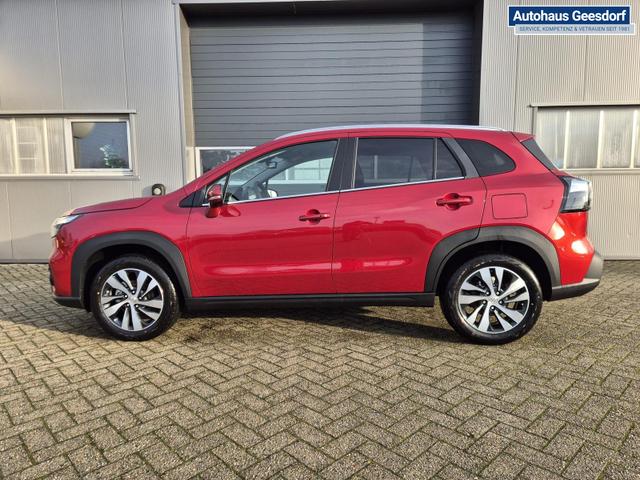 Suzuki S-Cross Comfort+ 110PS Automatik MHEV 4x4 ALLGRIP 1.4 Boosterjet Teilleder Navi Klimaautomatik Sitzheizung ACC PDC v+h 4x Kamera Suzuki-Radio Apple CarPlay Android Auto Touchscreen 2xKeyless 17-LM 