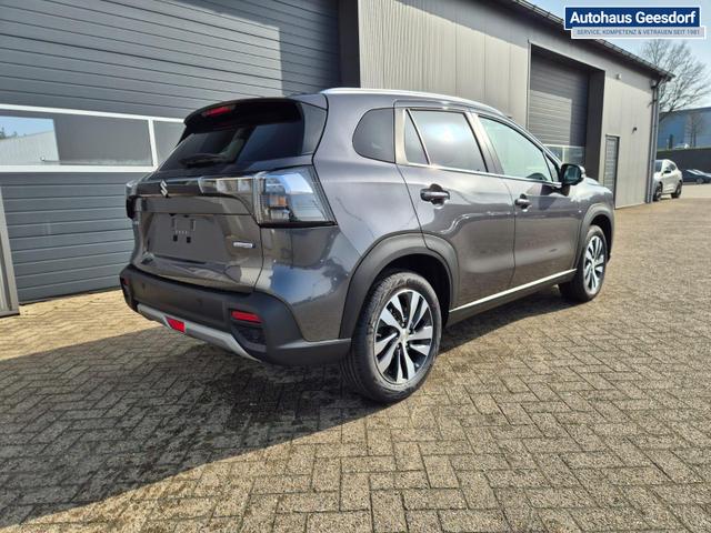 Suzuki S-Cross Comfort+ 110PS MHEV 4x4 ALLGRIP 1.4 Boosterjet Teilleder Navi Klimaautomatik Sitzheizung ACC PDC v+h 4x Kamera Suzuki-Radio Apple CarPlay Android Auto Touchscreen 2xKeyless 17-LM 