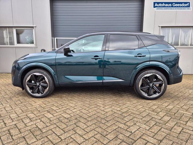 Nissan Qashqai 1.3 DIG-T MHEV 158 PS X-Tronic N-Design 20"Zoll Teil-Leder PanoGlasdach Klimaautomatik Sitzheizung Lenkradheizung Navi Head-Up Display elektr. Heckklappe ACC PDC v+h 360&deg;Kamera DAB Bluetooth Touchscreen Apple CarPlay Android Auto 
