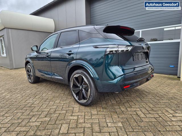 Nissan Qashqai 1.3 DIG-T MHEV 158 PS X-Tronic N-Design 20"Zoll Teil-Leder PanoGlasdach Klimaautomatik Sitzheizung Lenkradheizung Navi Head-Up Display elektr. Heckklappe ACC PDC v+h 360&deg;Kamera DAB Bluetooth Touchscreen Apple CarPlay Android Auto 
