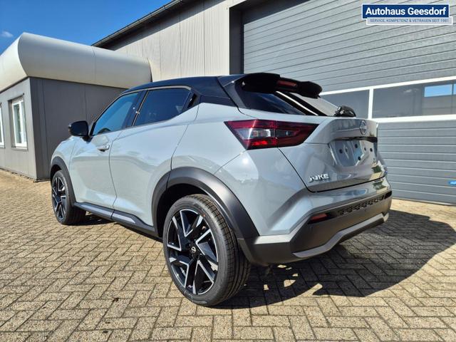 Nissan Juke 1.0 DIG-T 114PS N-Design Automatik Teil-Leder Klimaautomatik Sitzheizung Lenkradheizung PDC v+h R&uuml;ckf.Kamera Navi 19"LM Bluetooth Touchscreen Apple CarPlay Android Auto 