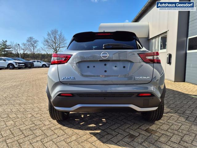 Nissan Juke 1.0 DIG-T 114PS N-Design Automatik Teil-Leder Klimaautomatik Sitzheizung Lenkradheizung PDC v+h R&uuml;ckf.Kamera Navi 19"LM Bluetooth Touchscreen Apple CarPlay Android Auto 