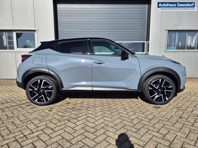 Nissan Juke 1.0 DIG-T 114PS N-Design Automatik Teil-Leder Klimaautomatik Sitzheizung Lenkradheizung PDC v+h R&uuml;ckf.Kamera Navi 19"LM Bluetooth Touchscreen Apple CarPlay Android Auto 