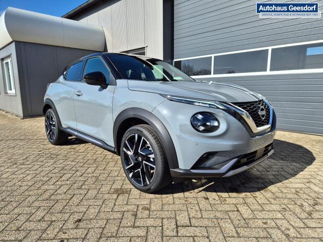 Nissan Juke 1.0 DIG-T 114PS N-Design Automatik Teil-Leder Klimaautomatik Sitzheizung Lenkradheizung PDC v+h R&uuml;ckf.Kamera Navi 19"LM Bluetooth Touchscreen Apple CarPlay Android Auto 