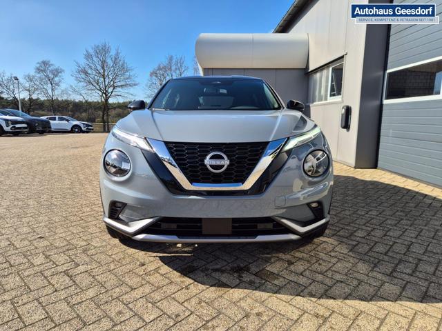 Nissan Juke 1.0 DIG-T 114PS N-Design Automatik Teil-Leder Klimaautomatik Sitzheizung Lenkradheizung PDC v+h R&uuml;ckf.Kamera Navi 19"LM Bluetooth Touchscreen Apple CarPlay Android Auto 