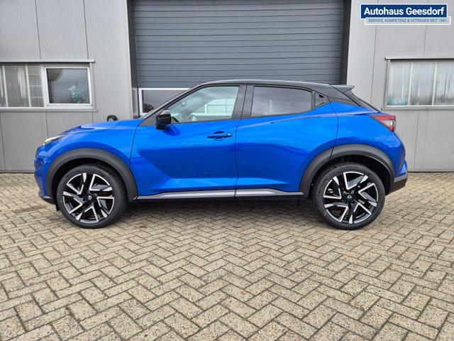 Nissan Juke 1.0 DIG-T 114PS N-Design Automatik Teil-Leder Klimaautomatik Sitzheizung Lenkradheizung PDC v+h R&uuml;ckf.Kamera Navi 19"LM Bluetooth Touchscreen Apple CarPlay Android Auto 