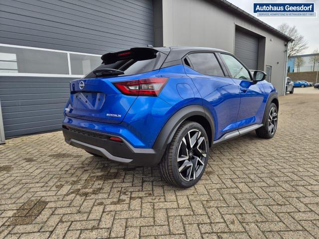 Nissan Juke 1.0 DIG-T 114PS N-Design Automatik Teil-Leder Klimaautomatik Sitzheizung Lenkradheizung PDC v+h R&uuml;ckf.Kamera Navi 19"LM Bluetooth Touchscreen Apple CarPlay Android Auto 