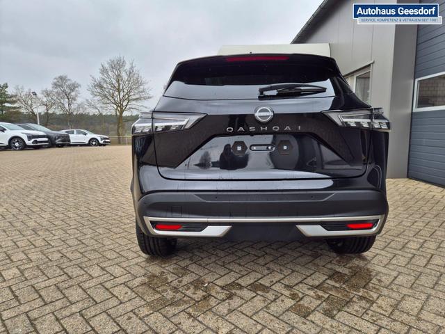 Nissan Qashqai 1.3 DIG-T MHEV 158 PS X-Tronic Tekna Voll-Leder Klimaautomatik PanoGlasdach Sitzheizung Lenkradheizung Navi Head-Up Display elektr. Heckklappe ACC PDC v+h 360&deg;Kamera DAB Bluetooth Touchscreen Apple CarPlay Android Auto 19"LM 