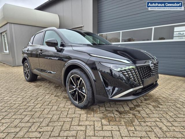 Nissan Qashqai 1.3 DIG-T MHEV 158 PS X-Tronic Tekna Voll-Leder Klimaautomatik PanoGlasdach Sitzheizung Lenkradheizung Navi Head-Up Display elektr. Heckklappe ACC PDC v+h 360&deg;Kamera DAB Bluetooth Touchscreen Apple CarPlay Android Auto 19"LM 