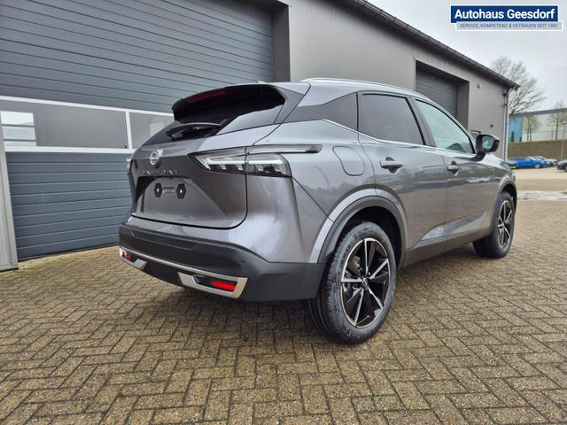 Nissan Qashqai 1.3 DIG-T MHEV 158 PS X-Tronic Tekna Voll-Leder Klimaautomatik PanoGlasdach Sitzheizung Lenkradheizung Navi Head-Up Display elektr. Heckklappe ACC PDC v+h 360&deg;Kamera DAB Bluetooth Touchscreen Apple CarPlay Android Auto 19"LM 