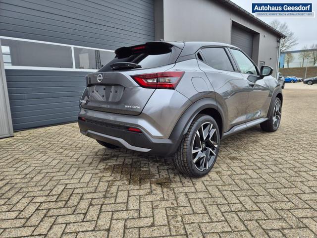 Nissan Juke 1.0 DIG-T 114PS N-Design Automatik Teil-Leder Klimaautomatik Sitzheizung Lenkradheizung PDC v+h R&uuml;ckf.Kamera Navi 19"LM Bluetooth Touchscreen Apple CarPlay Android Auto 