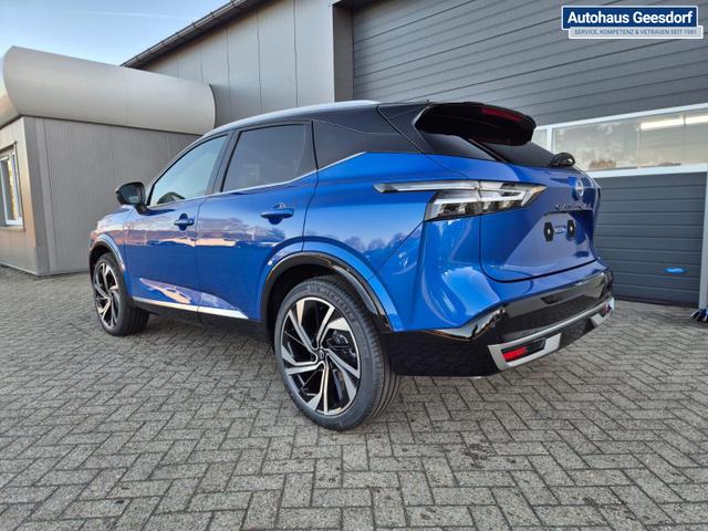 Nissan Qashqai 1.3 DIG-T MHEV 158 PS X-Tronic Tekna Premium Paket 20"LM Teil-Leder PanoGlasdach Klimaautomatik Sitzheizung Lenkradheizung Navi Head-Up Display elektr. Heckklappe ACC PDC v+h 360&deg;Kamera DAB Bluetooth Touchscreen Apple CarPlay Android Auto 