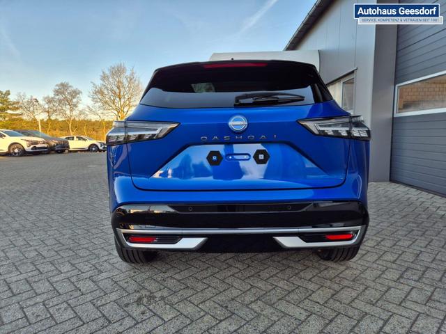 Nissan Qashqai 1.3 DIG-T MHEV 158 PS X-Tronic Tekna Premium Paket 20"LM Teil-Leder PanoGlasdach Klimaautomatik Sitzheizung Lenkradheizung Navi Head-Up Display elektr. Heckklappe ACC PDC v+h 360&deg;Kamera DAB Bluetooth Touchscreen Apple CarPlay Android Auto 