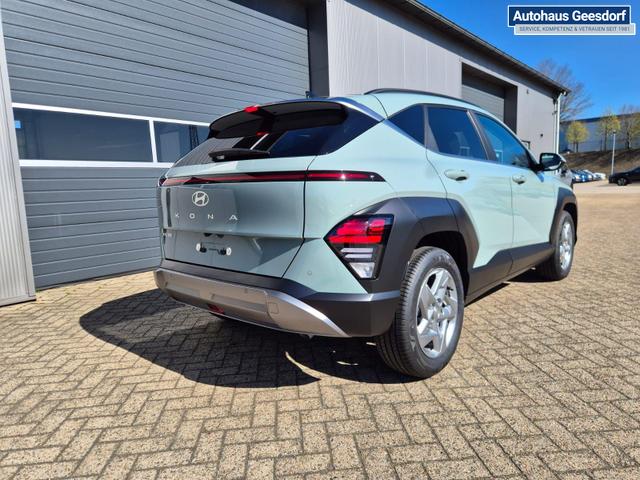 Hyundai KONA Trend 1.6 T-GDI 150PS Automatik MY2026 Voll-LED-Projektionsscheinw. mit LED-Lichtband Sitzheizung v+h Lenkradheizung ACC Klimaautomatik Navi Touchscreen DAB+ Apple CarPlay + Android Auto PDC R&uuml;ckf.Kamera 2xKeyless 17-LM 