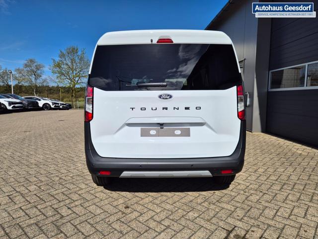 Ford Tourneo Courier 1.0 EcoBoost 125PS Active Teil-Leder Sitzheizung Lenkradheizung Klimaautomatik PDC v+h R&uuml;ckf.-Kamera ACC TWA Frontscheibe beheizb. Ford-Navi SYNC4 Apple CarPlay + Android Auto 