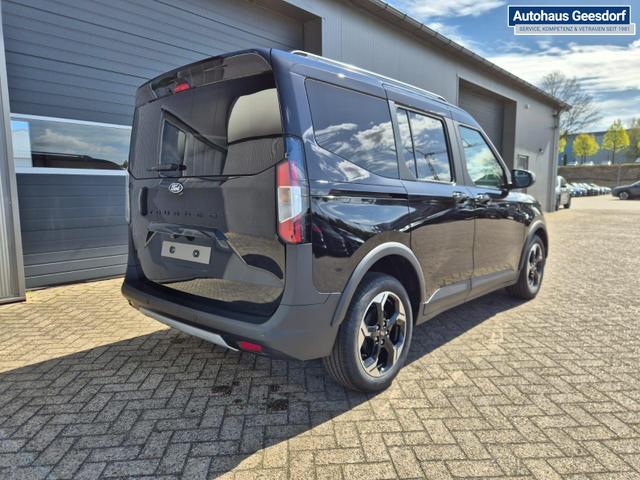 Ford Tourneo Courier 1.0 EcoBoost 125PS Active Teil-Leder Sitzheizung Lenkradheizung Klimaautomatik PDC v+h R&uuml;ckf.-Kamera ACC TWA Frontscheibe beheizb. Ford-Navi SYNC4 Apple CarPlay + Android Auto 