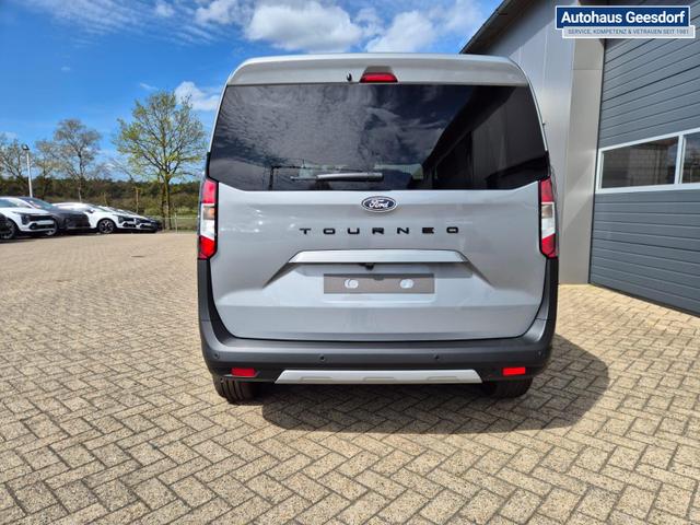Ford Tourneo Courier 1.0 EcoBoost 125PS Active Teil-Leder Sitzheizung Lenkradheizung Klimaautomatik PDC v+h R&uuml;ckf.-Kamera ACC TWA Frontscheibe beheizb. Ford-Navi SYNC4 Apple CarPlay + Android Auto 