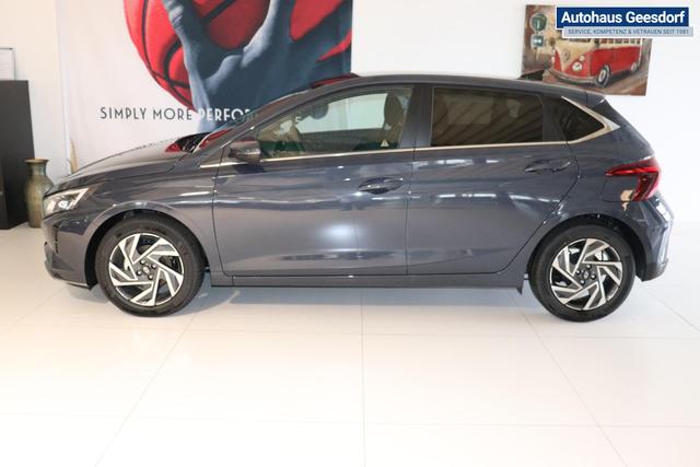 Hyundai i20 (BC3) GO Plus 1.2 MPI Navi b5bu1 MY2025 Aurora Grey, Beispielbilder, ggf. teilweise mit Sonderausstattung