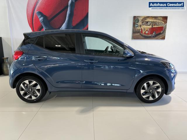 i10 GO Plus Navi 1,2 MT Vibrant Blue PearlMY2025, Beispielbilder, ggf. teilweise mit Sonderausstattung