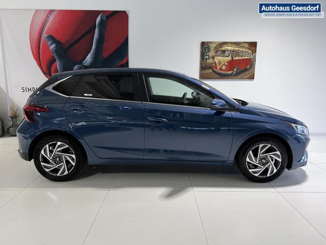 Hyundai i20 GO Plus Vibrant Blue, Beispielbilder, ggf. teilweise mit Sonderausstattung